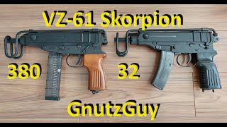 VZ-61 Skorpion Comparison. CSA VZ61 .380 vs Zastava M84 .32 acp. Scorpion