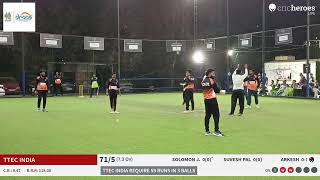 TTEC INDIA vs TCS LTD. Live Cricket Match | HERITAGE CYBERWORLD PRESENTS GESIA BOX CRICKET LEAGUE 20