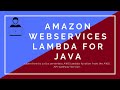 AWS Lambda for Java - Call Lambda function from AWS Gateway