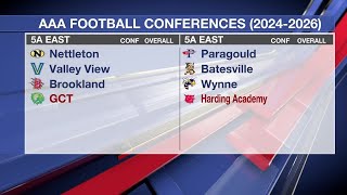 AAA approves football conferences from 2024-2026