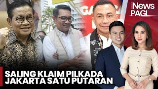 Pilkada Jakarta Semakin Dekat, Ketiga Paslon Yakin Bisa Menang Sekali Putaran - iNews Pagi 19/09