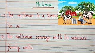 10 lines on Milkman in English /Milkman essay in english /Short essay on Milkman/ about Milkman