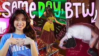 a CHAOTIC DAY IN MY LIFE as a gorgeous goddess diva 🙂↕️ (work, shrek, & halloween)