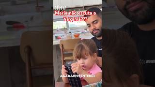 Maria não escuta a Virginia?? #shorts #virginiafonseca