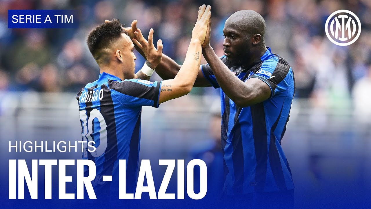 INTER 3-1 LAZIO | HIGHLIGHTS | SERIE A 22/23 ⚫🔵🇬🇧 - YouTube