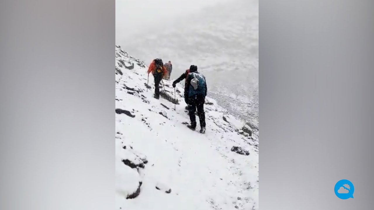 First Heavy Snowfall Of The Season In The Atlas Mountains - YouTube