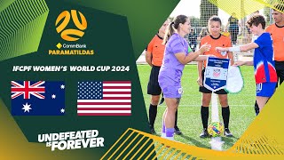 CommBank ParaMatildas v USA | IFCPF Women's World Cup 2024 FINAL 🏆🌏