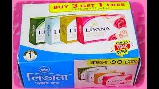 livana beauty bar combo offer pack buy 3 get 1 free  pack review bougth it from banijjo mela 2020