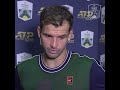 grigor dimitrov interview 1st round rolex paris masters 2021