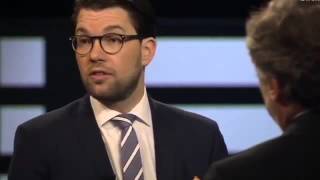 Jimmie Åkesson Skämmer Ut Jan Björklund Fullständigt 2016-03-06