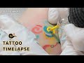 tattoo timelapse - Korean Fan @PittaKKM