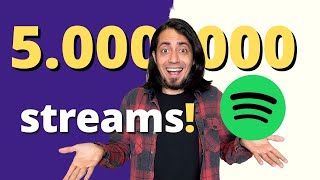 How to get 5 MILLION Spotify streams | Music market 2022