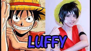 Luffy Makeup tutorial + Bloopers !