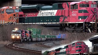 Ferromex Visits Norfolk Southern Train, Pittsburgh Line, Intermodal load, Duncannon, Pa.