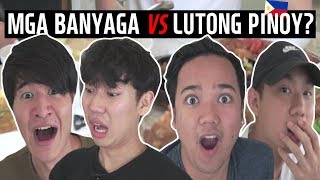 Korean guy introduces Filipino Food to Foreigners!?