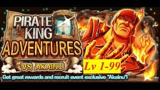 OPTC - PKA vs Akainu (Lv 1-99)