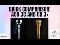 Here's a quick A/B test of the new Austin Custom Brass Reserve Trumpet Mouthpiece line #acb #trumpet