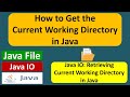 How to Get the Current Working Directory in Java? | Java File | Java IO | Java Tutorial