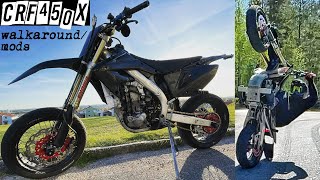 Honda CRF450X Supermoto Stuntbike Walkaround