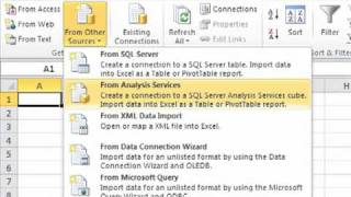 Excel 2010: Understanding SSAS and How to Connect to Analysis Services