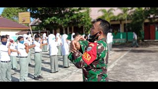 Sambangi Sekolah, Babinsa ini Sosialisasi Wawasan Nusantara