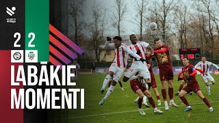 35. kārta: FS Jelgava 2:2 FK Liepāja (Labākie momenti)