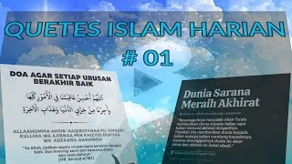 QUETES ISLAM HARIAN # 01