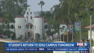Students Return To SDSU Campus Monday