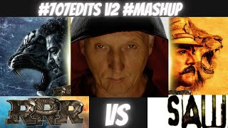 RRR BGM vs SAW BGM |Mashup | 2022 | @707Edits2.0