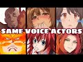 Redo of Healer All Characters Japanese Dub Voice Actors Seiyuu Same Anime Characters