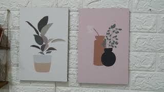 Pajangan dinding wall decor klasik Kren dan trendy retro minimalis