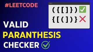 Valid paranthesis checker | Valid brackets | JavaScript | Leetcode 20