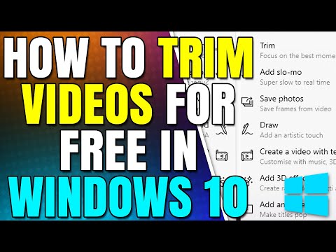 How to Trim and Cut Videos in Windows 10 (No Programs Needed)