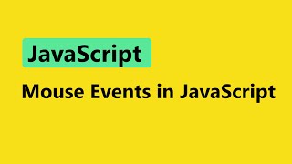 Mouse Events in JavaScript | Nepali