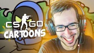 ESTAS ANIMACIONES DEL CS:GO SON LA RISA