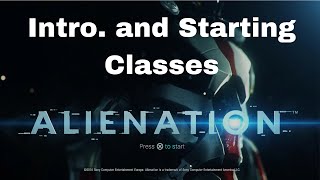 Alienation - Intro and Starting Classes