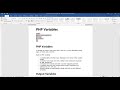 PHP Variables and Variables Scope  | How to Learn PHP