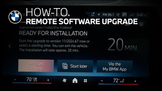 How to Perform a Remote Software Upgrade in Your BMW | BMW How-To