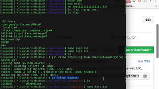 Python screencast 1.2