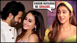 Sara Ali Khan CONFIRMS Varun Dhawan Natasha Dalal's Marriage? | Love Aaj Kal