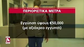 Υπό αυστηρούς περιορισμούς μέχρι τη δίκη του ο 53χρονος καρδιολόγος