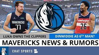 Luka Doncic OWNS The Clippers + Mavericks Rumors On Spencer Dinwiddie As 6th Man + NO Goran Dragic?