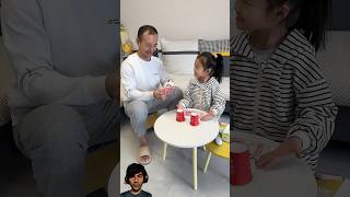 Father-Daughter Game with a Magical Twist #MagicTricks #FatherDaughter #FunGame #shortsfeed #shorts