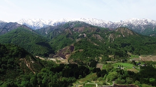 空撮 4K 樽口峠