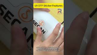 UV DTF stickers can be produced in a variety of sizes and colors to suit different requirements.