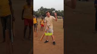 Foreigner Plays Cricket with Indians 🇮🇳