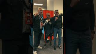 Tyson, Holyfield \u0026 Lennox Lewis Face Off Backstage Before Tyson vs Jake Paul Fight! #paultyson