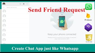 Send Friend Request | Firebase | Javascript | Chat App (URDU/HINDI) - Part 21(A)