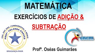 Resolução de Exercícios de Adição e Subtração