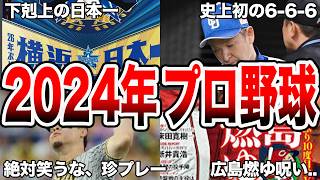 【総集編】2024年今シーズンのプロ野球に関するエピソード230連発